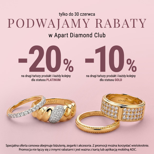 Podwajamy Rabaty w Apart Diamond Club