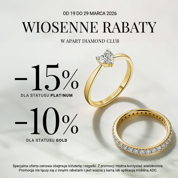 Wiosenne Rabaty w Apart Diamond Club dla Klubowiczów!