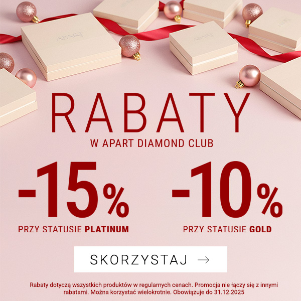 Rabat +5% z kartą Apart Diamond Club do końca roku!